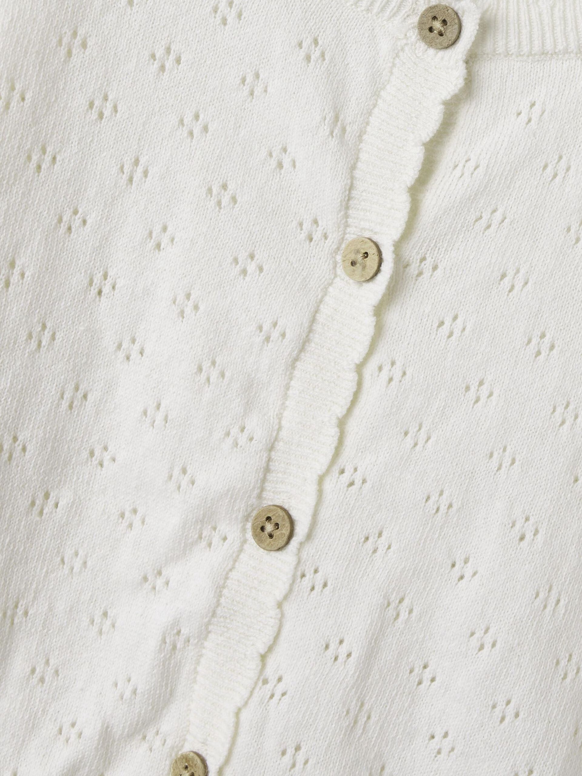 Carousel image - LANGÆRMET STRIKKET CARDIGAN, Coconut Milk | 3