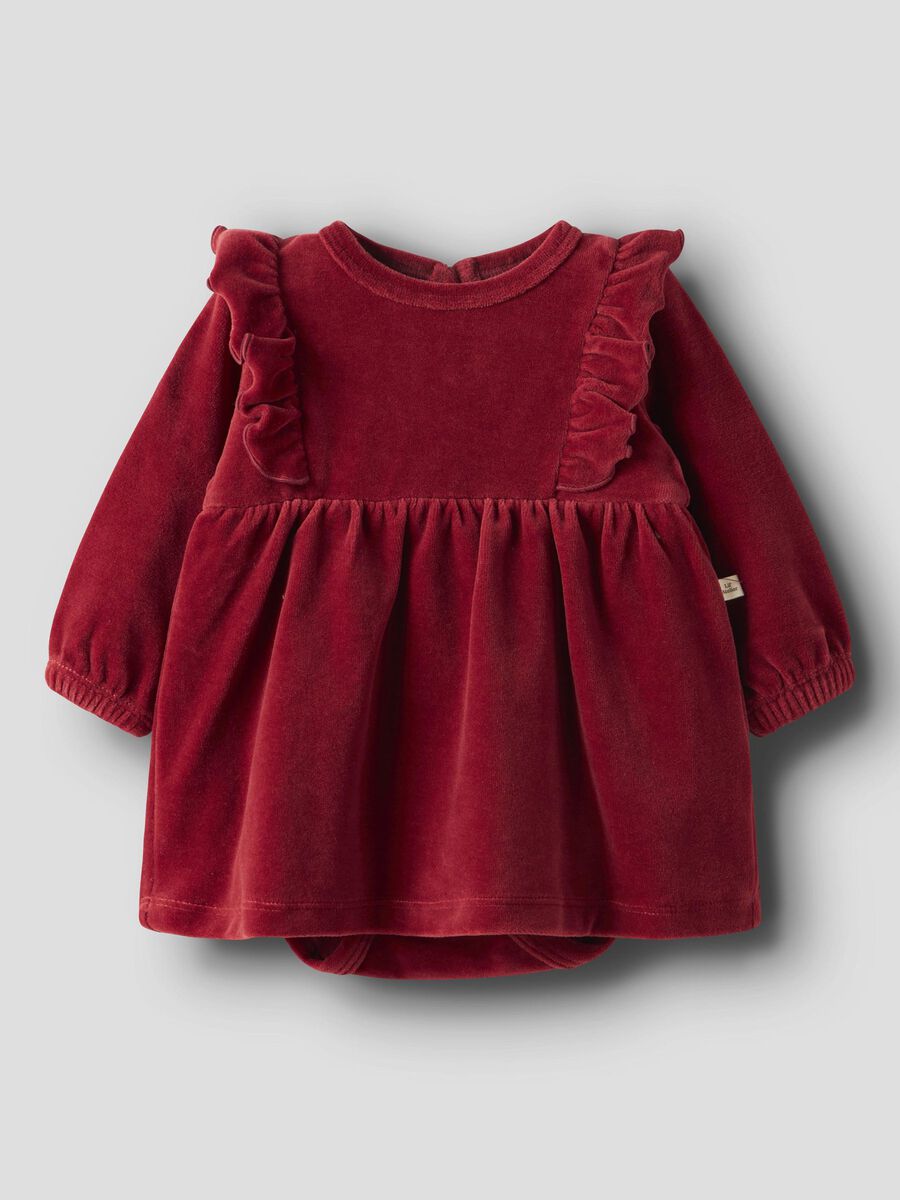 Carousel image - ROMPER DRESS, Red Dahlia | 1