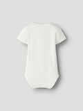 Product image thumbnail - KORTE MOUWEN ROMPER, Coconut Milk | 2