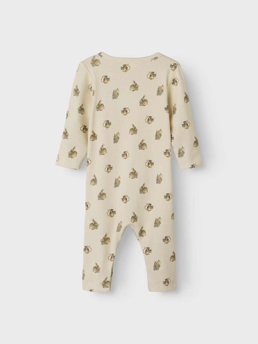 Product carousel image - LONG SLEEVED BODYSUIT, Turtledove | 2