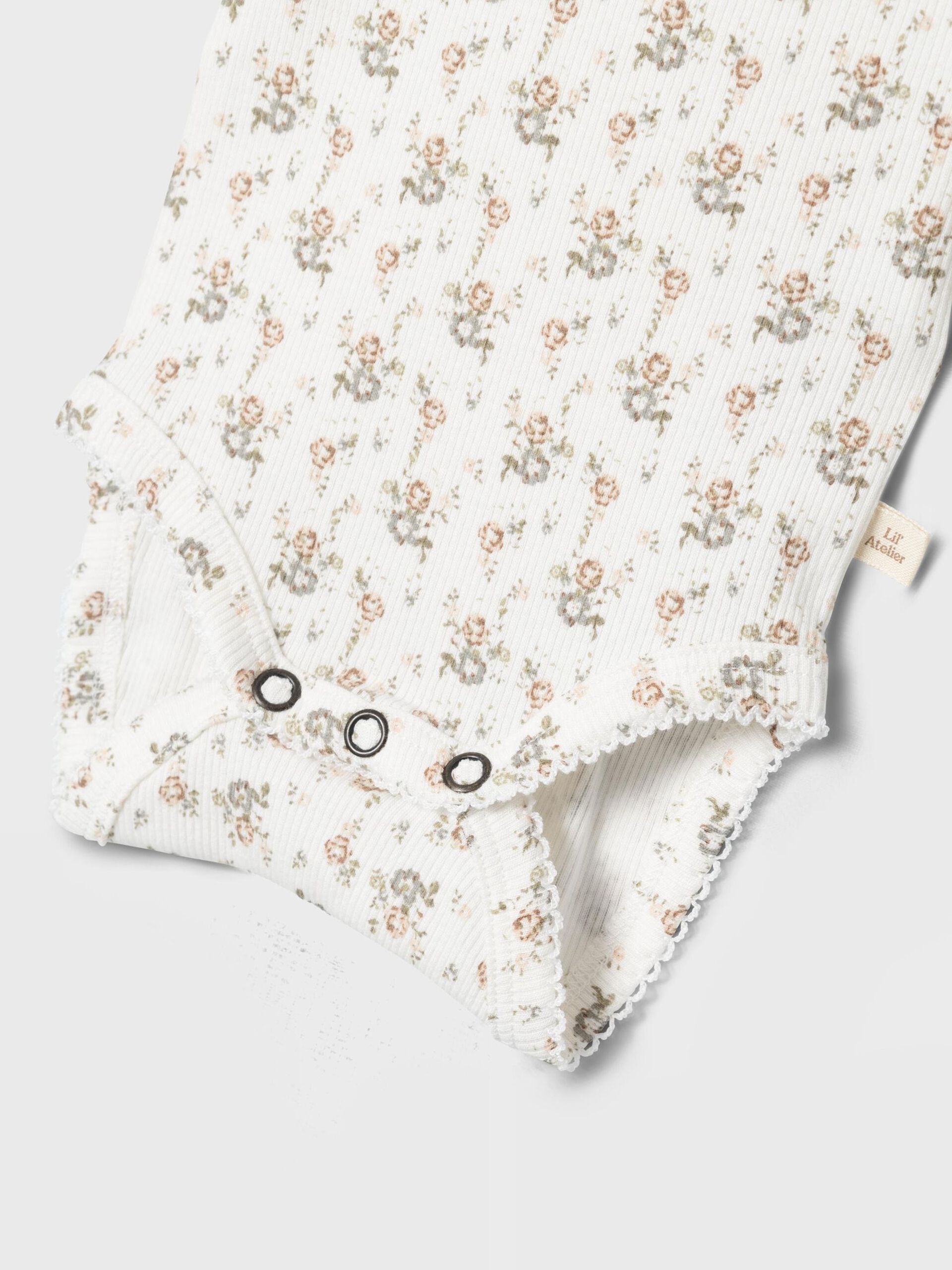 Carousel image - PRINT ROMPER, Coconut Milk | 5