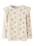 Product image thumbnail - SLIM FIT LONG SLEEVED TOP, Turtledove | 6