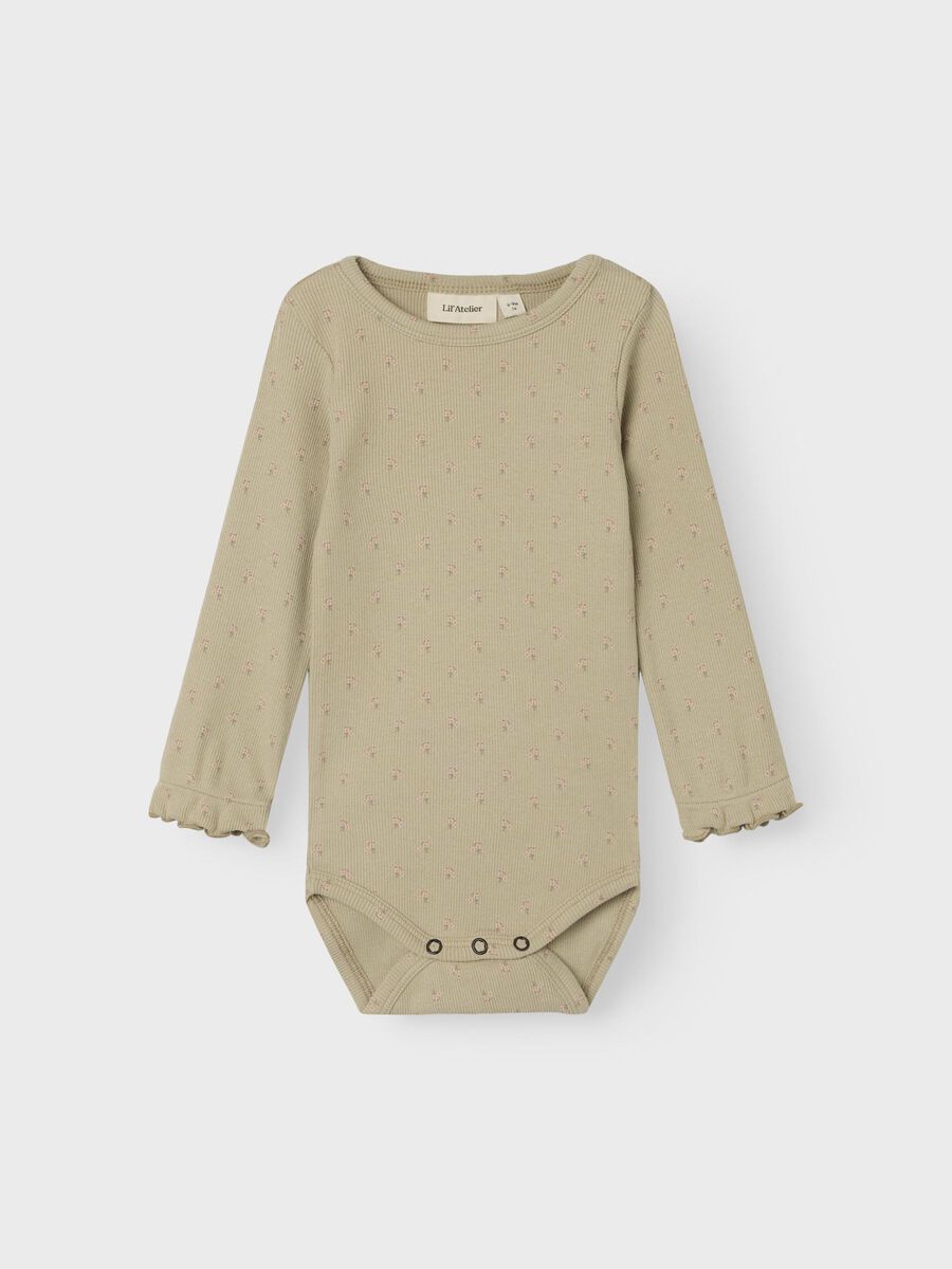 Carousel image - LÅNGÄRMAD BODY, Moss Gray | 1
