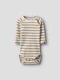 Product image thumbnail - ORGANIC COTTON ROMPER, Turtledove | 1