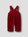 Product image thumbnail - ORGANIC COTTON OVERALLS, Red Dahlia | 1