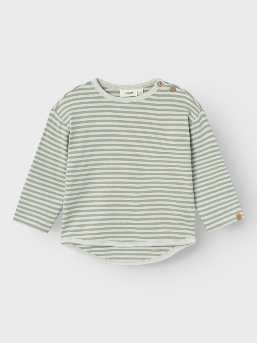 Name it RELAXED FIT LONG SLEEVED TOP, Green Tint, highres - 13234284_GreenTint_003.jpg