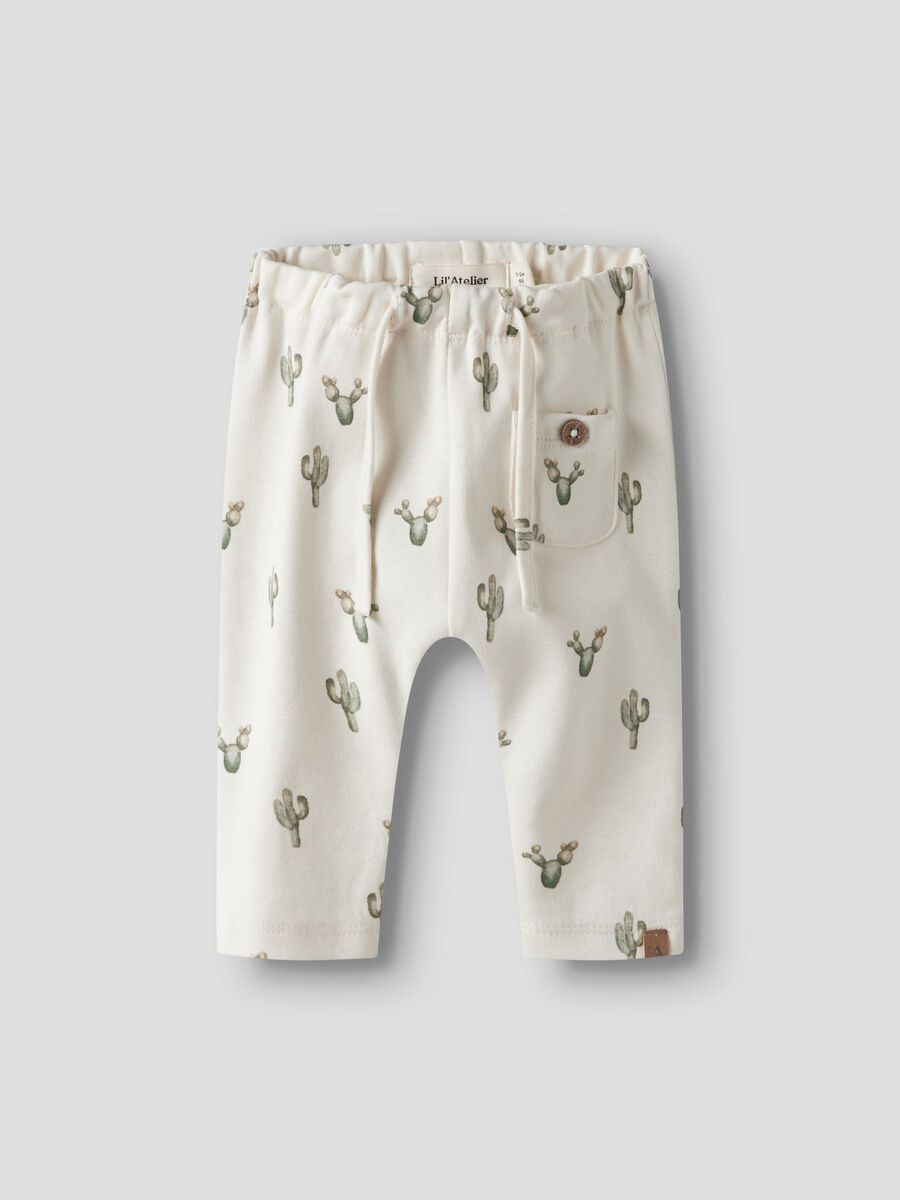 Product carousel image - LOOSE FIT TROUSERS, Coconut Milk | 2