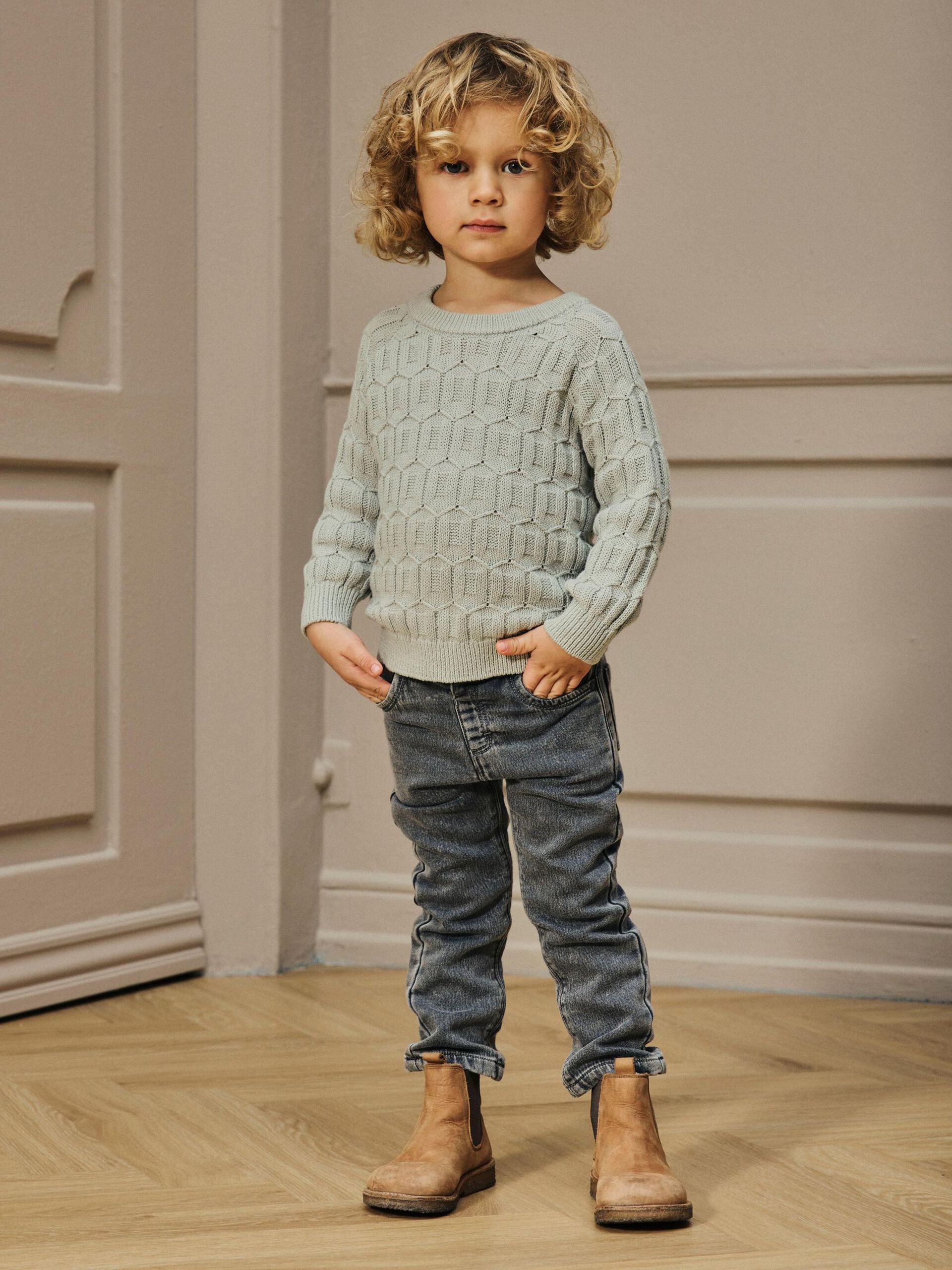 Carousel image - REGULAR FIT JEANS, Medium Grey Denim | 3