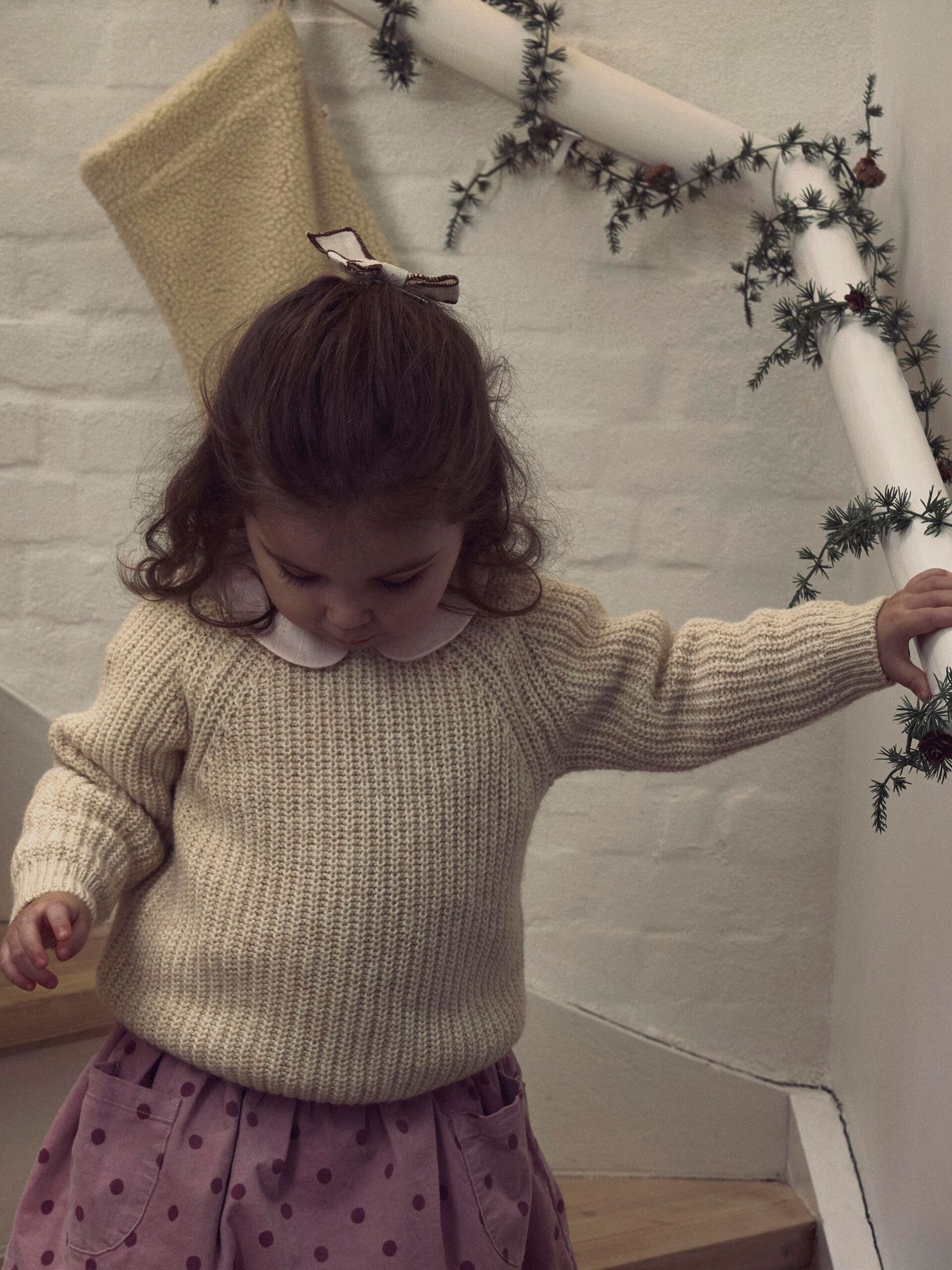 Carousel image - LOOSE FIT STRICKPULLOVER, Oxford Tan | 3