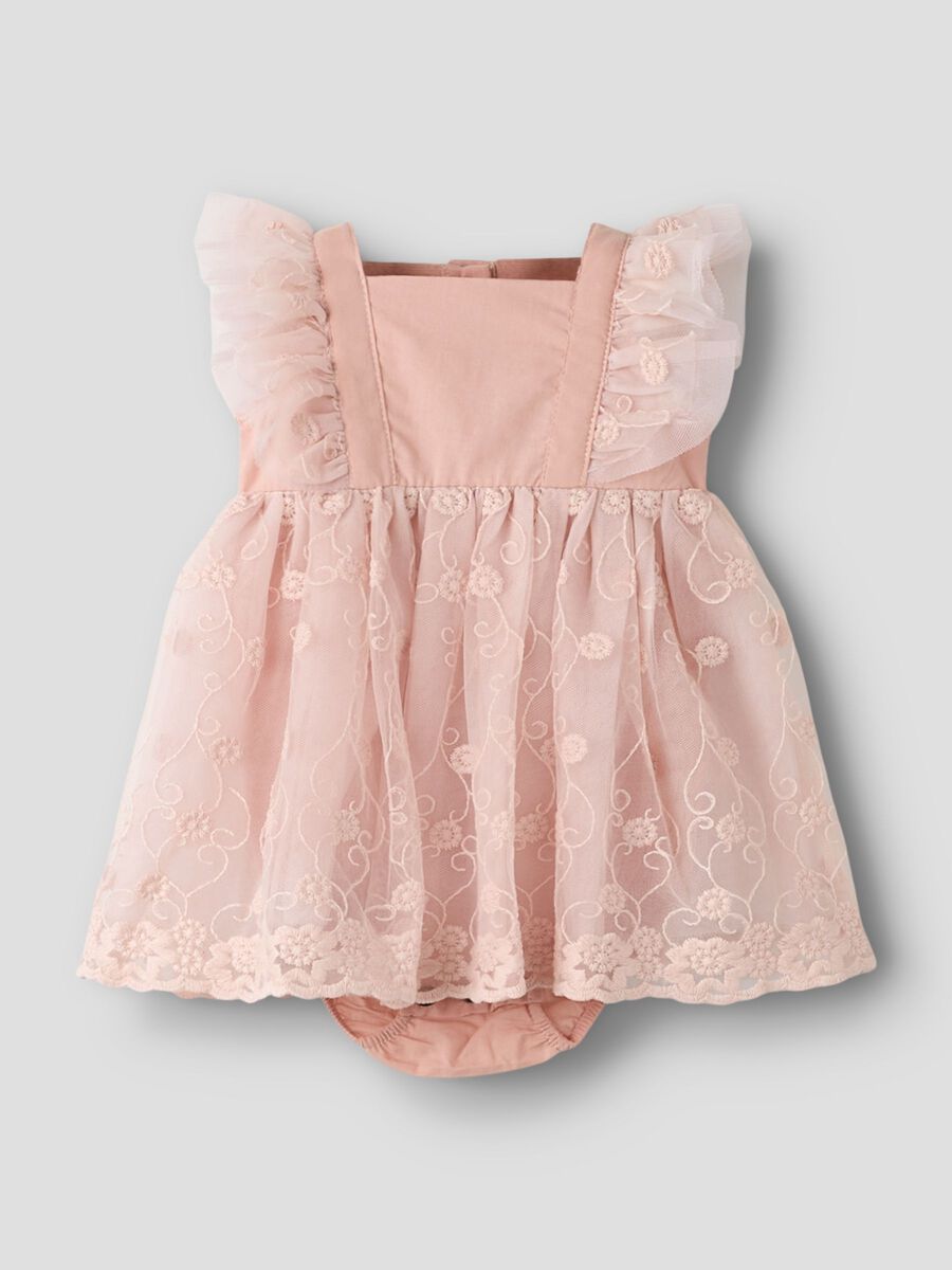 Product carousel image - TULLE ROBE, Peach Whip | 2