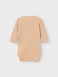 Product image thumbnail - LONG SLEEVED ROMPER, Rugby Tan | 2