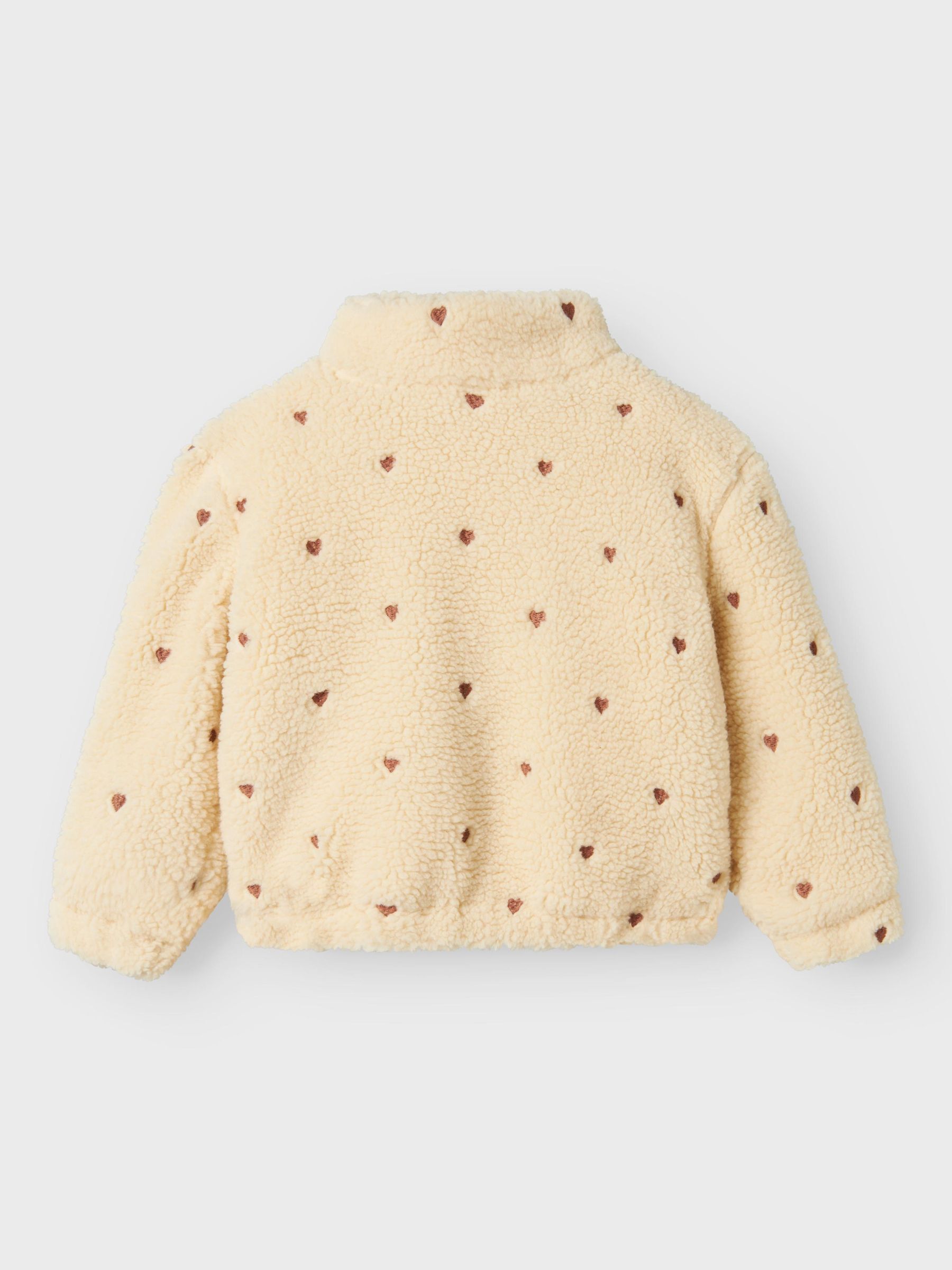 LOOSE FIT TEDDY JACKET Toddler 92 128 Girl Grey Lil Atelier Ireland