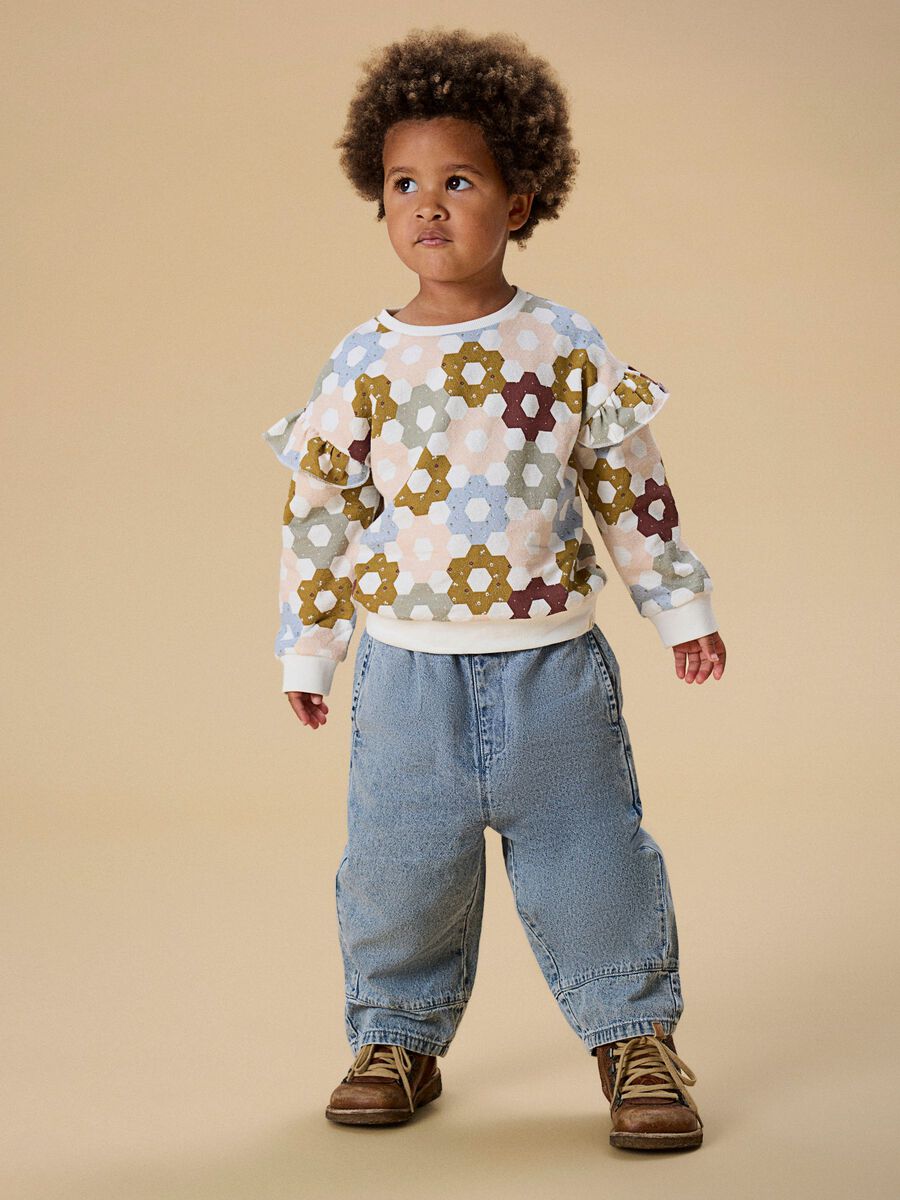 Product carousel image - SZEROKA NOGAWKA JEANSY, Medium Blue Denim | 1