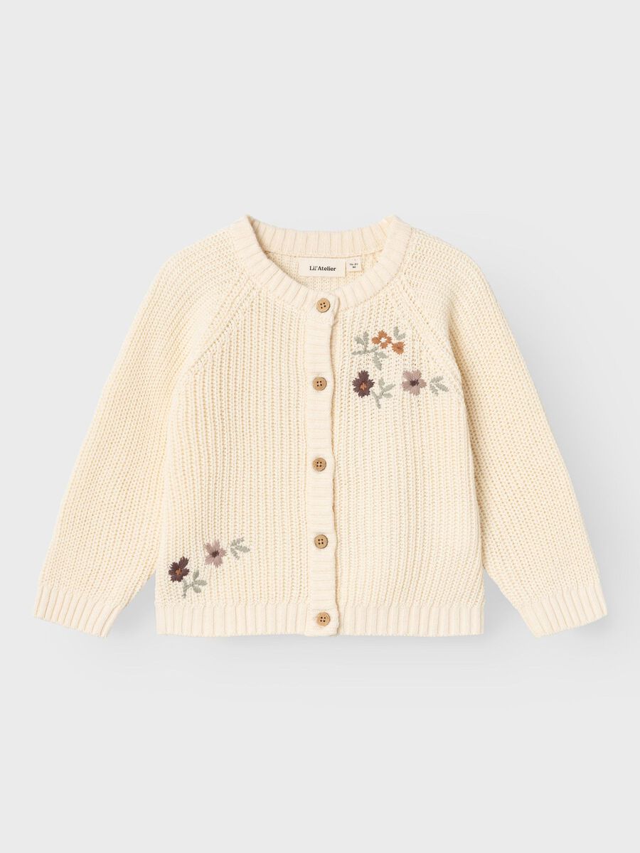 name it LONG SLEEVED KNITTED CARDIGAN, Birch, highres - 13233748_Birch_003.jpg