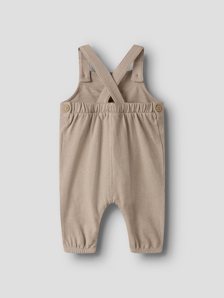 Product carousel image - ORGANIC COTTON OVERALLS, Oxford Tan | 2