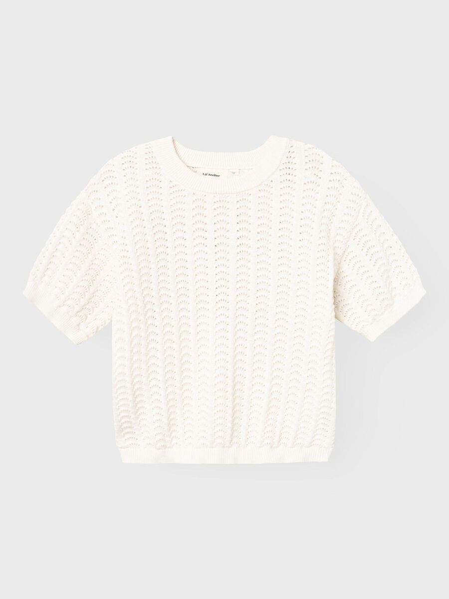 name it LOOSE FIT STRIKKET TOP, Coconut Milk, highres - 13230680_CoconutMilk_003.jpg