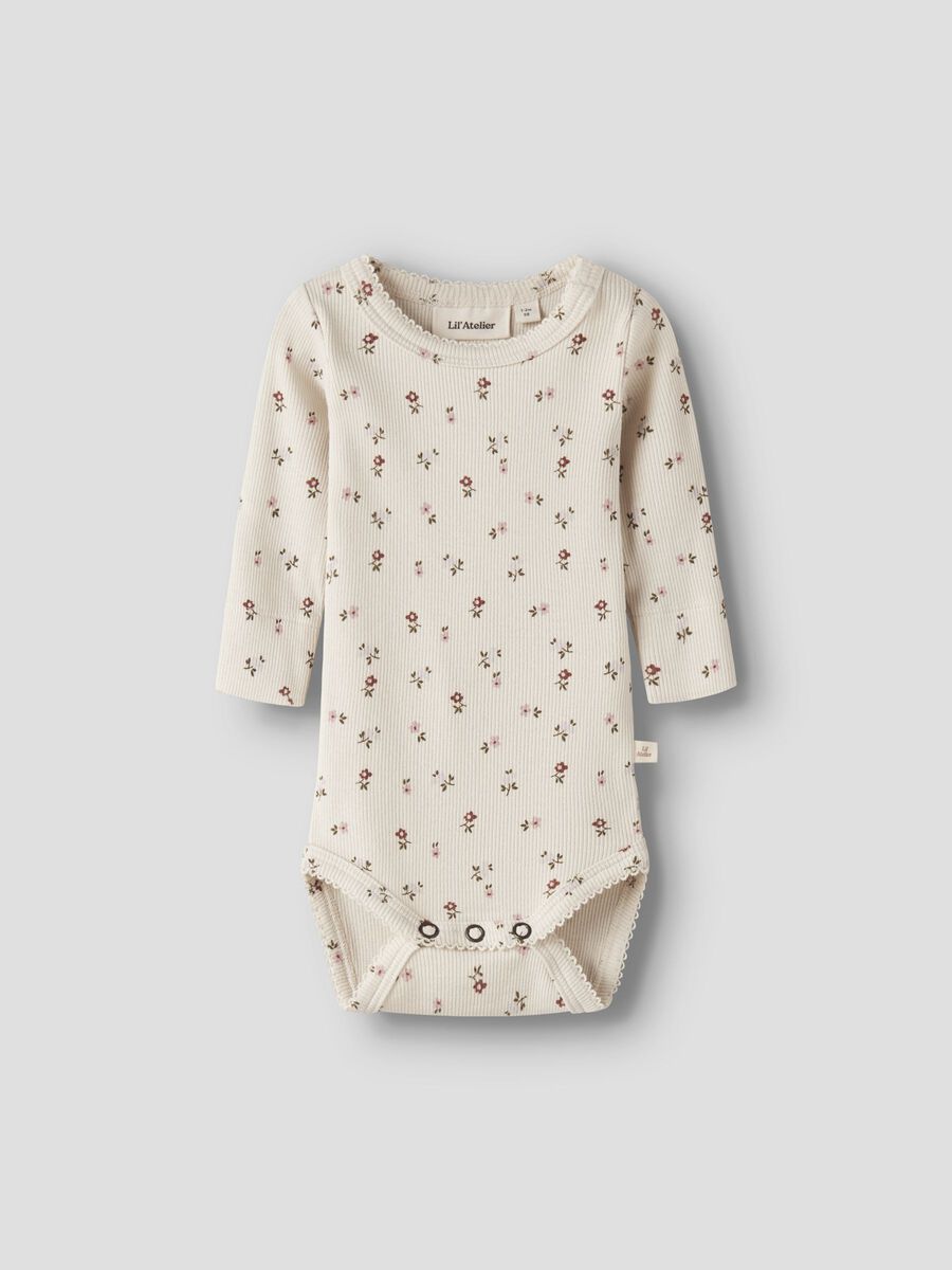 Product carousel image - PRINTED ROMPER, Turtledove | 1