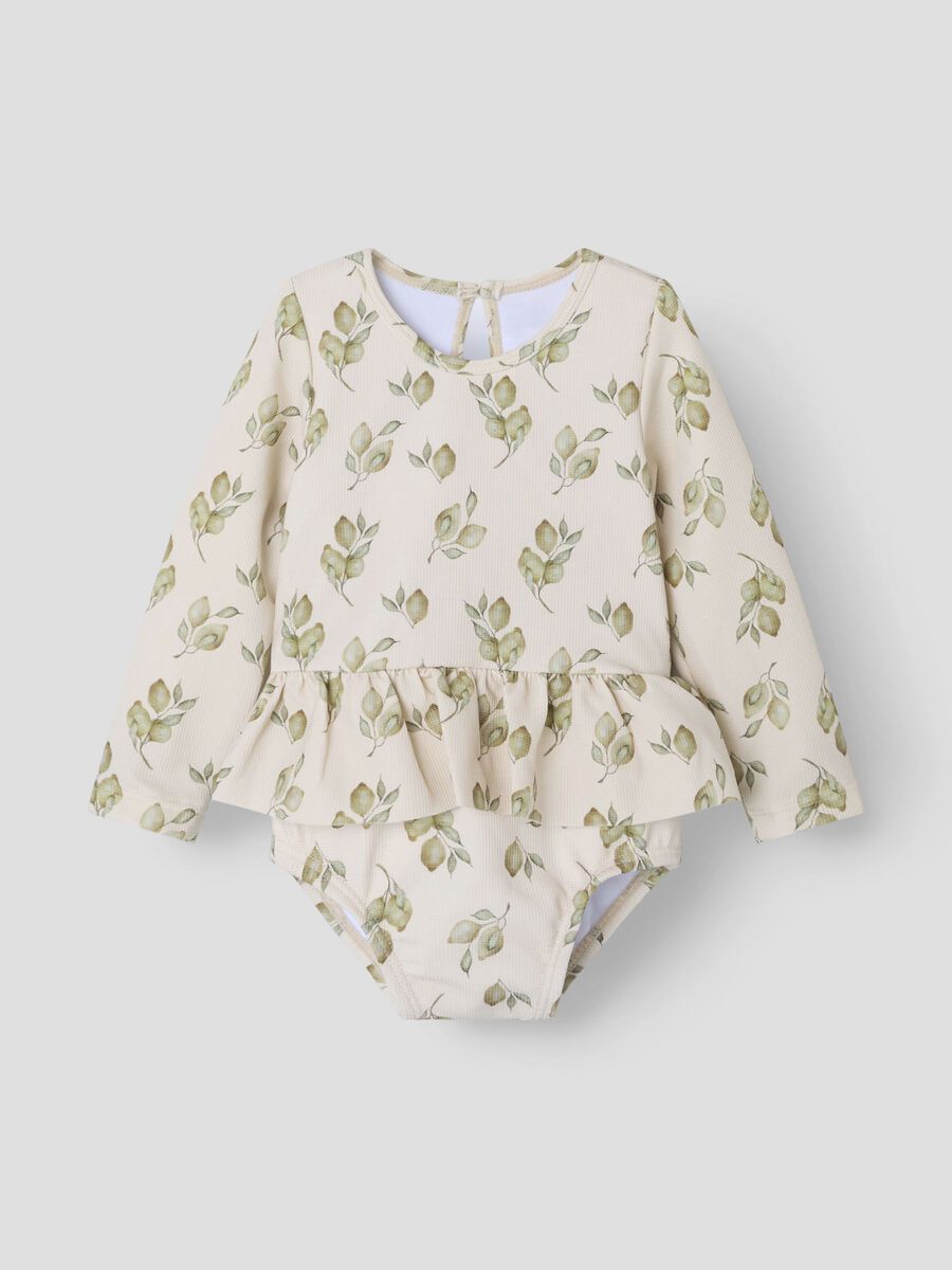 Carousel image - PRINTED SWIMSUIT, Turtledove | 1