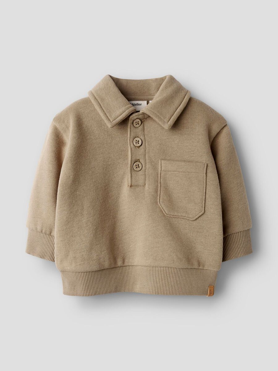 Product carousel image - CORTE HOLGADO POLO, Sepia Tint | 1