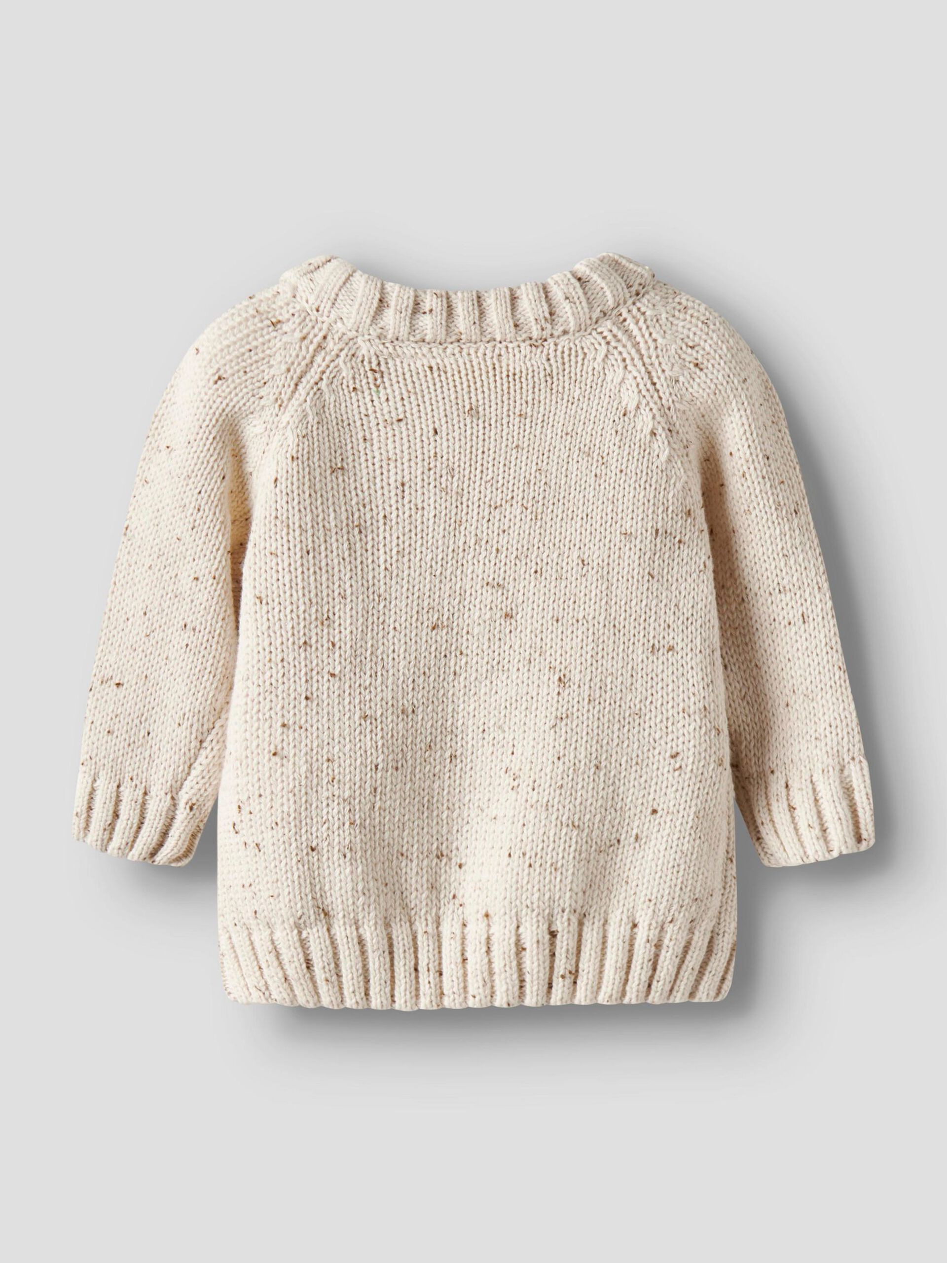 Carousel image - ORGANIC COTTON KNITTED PULLOVER, Turtledove | 2