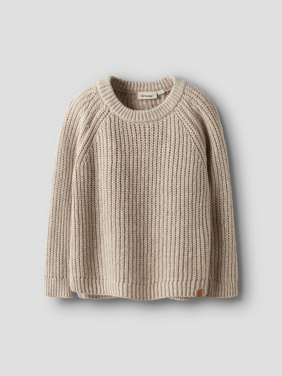 Product carousel image - LOOSE FIT STRICKPULLOVER, Oxford Tan | 2