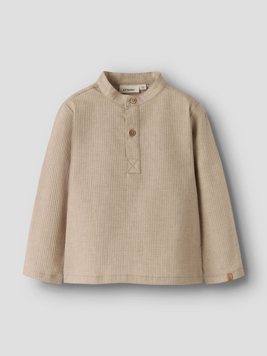 Product carousel image - BIOLOGISCH KATOEN OVERHEMD, Oxford Tan | 1