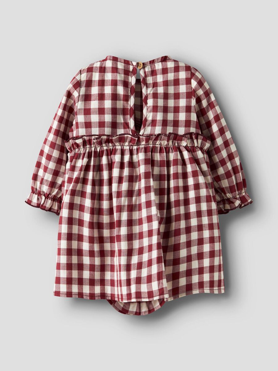 Product carousel image - EN COTON BIOLOGIQUE ROBE, Red Dahlia | 2