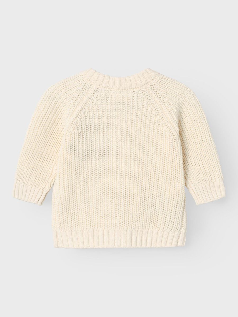 name it LONG SLEEVED KNITTED CARDIGAN, Birch, highres - 13233548_Birch_002.jpg