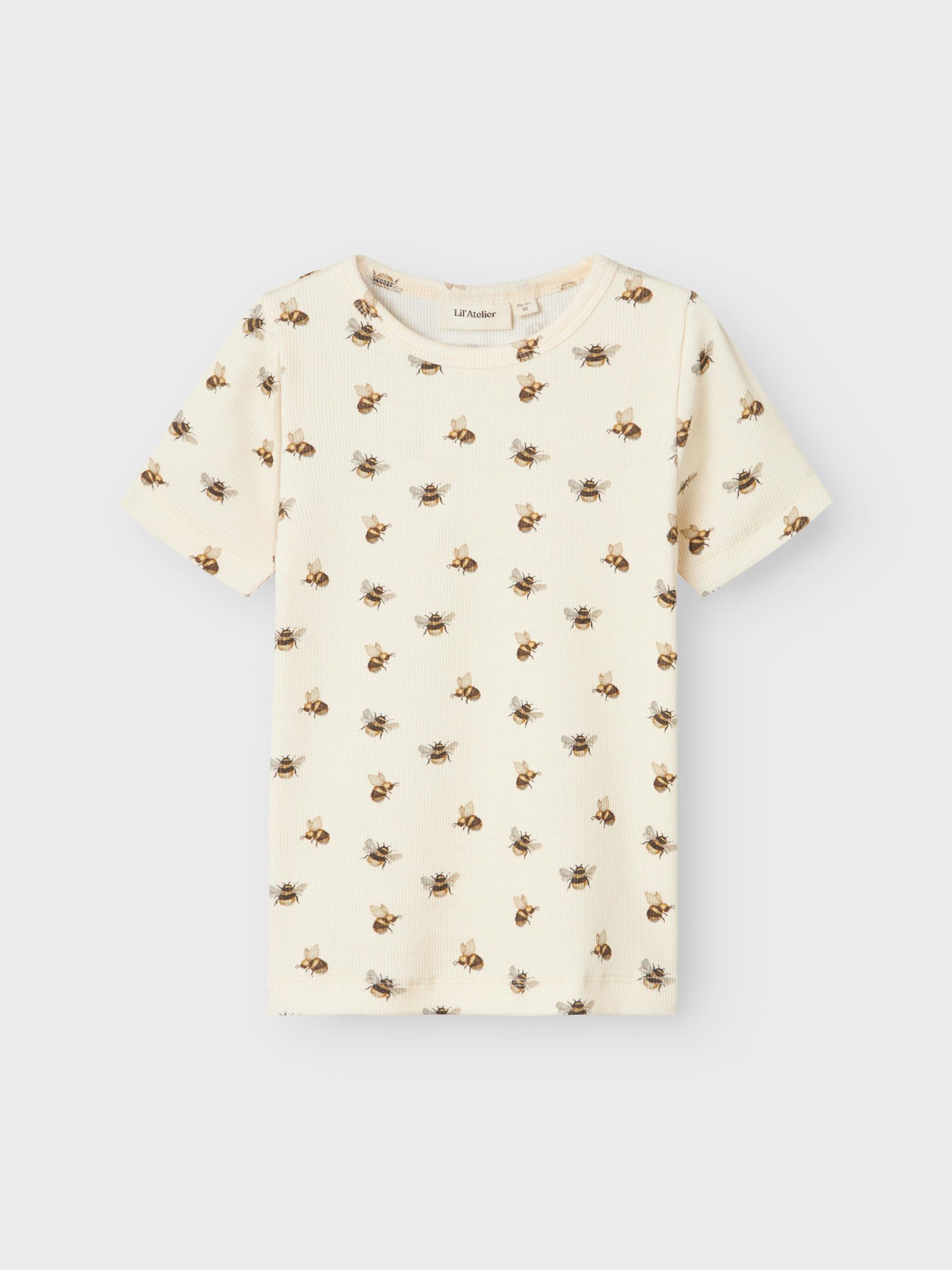 PRINT T SHIRT Peuter 92 128 Wit Lil Atelier Nederland