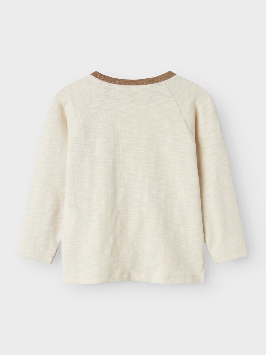 Product carousel image - LOOSE FIT TOP MET LANGE MOUWEN, Turtledove | 2