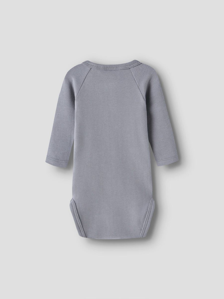 Product carousel image 2 ORGANIC COTTON ROMPER, Sleet