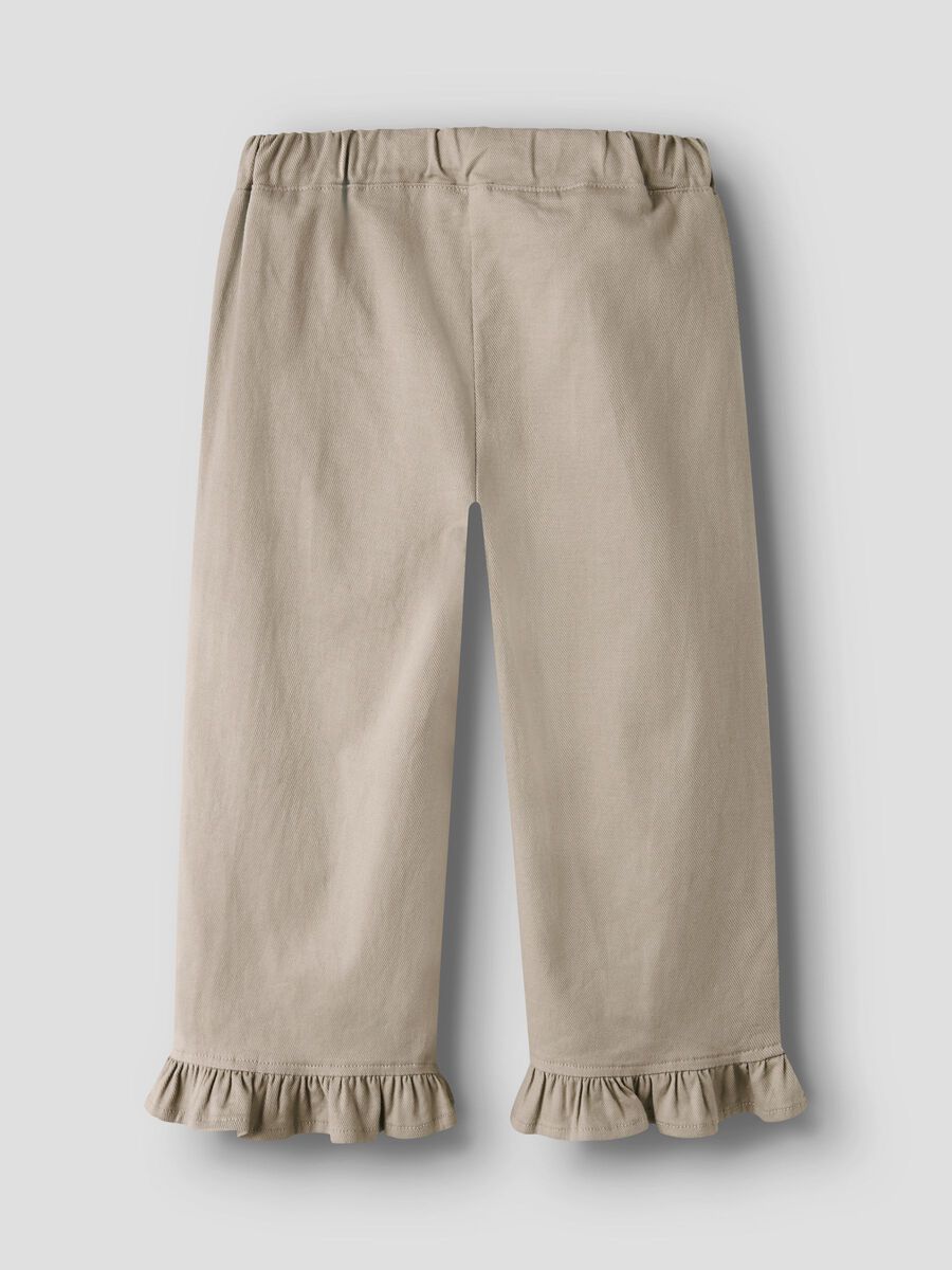 Product carousel image - WIDE LEG BROEK, Oxford Tan | 2