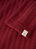 Product image thumbnail - ORGANIC COTTON LONG SLEEVED TOP, Red Dahlia | 3