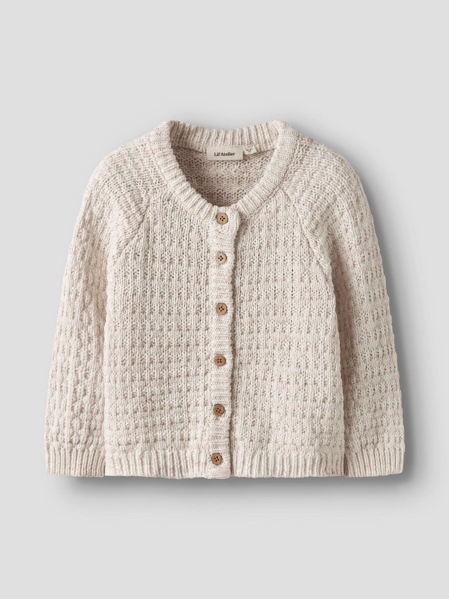 Product carousel image - REGULAR FIT KNITTED CARDIGAN, Novelle Peach | 1