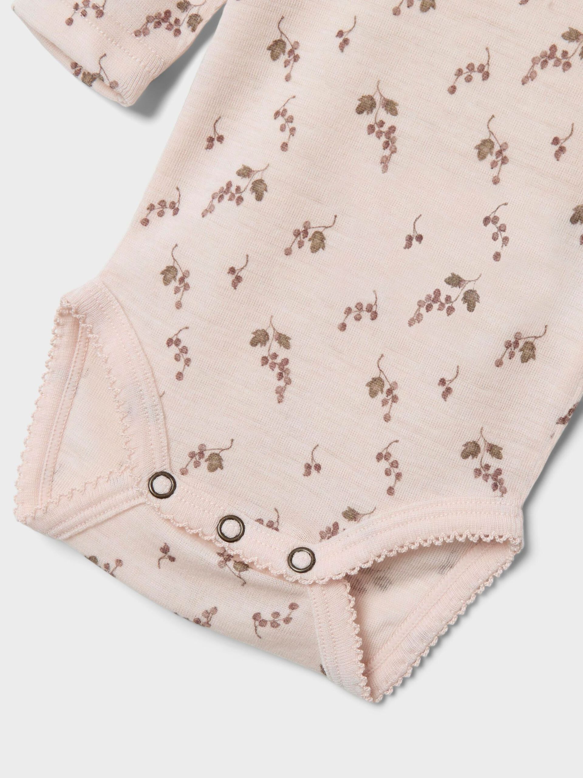 Carousel image - MERINO WOOL ROMPER, Morganite | 3