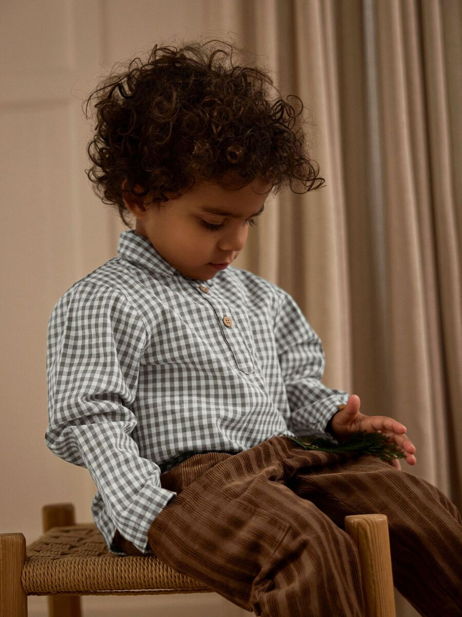Product carousel image 1 ORGANIC COTTON SHIRT, Mulled Basil