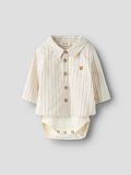 Product image thumbnail - BIO-BAUMWOLL BODY-HEMD, Turtledove | 1