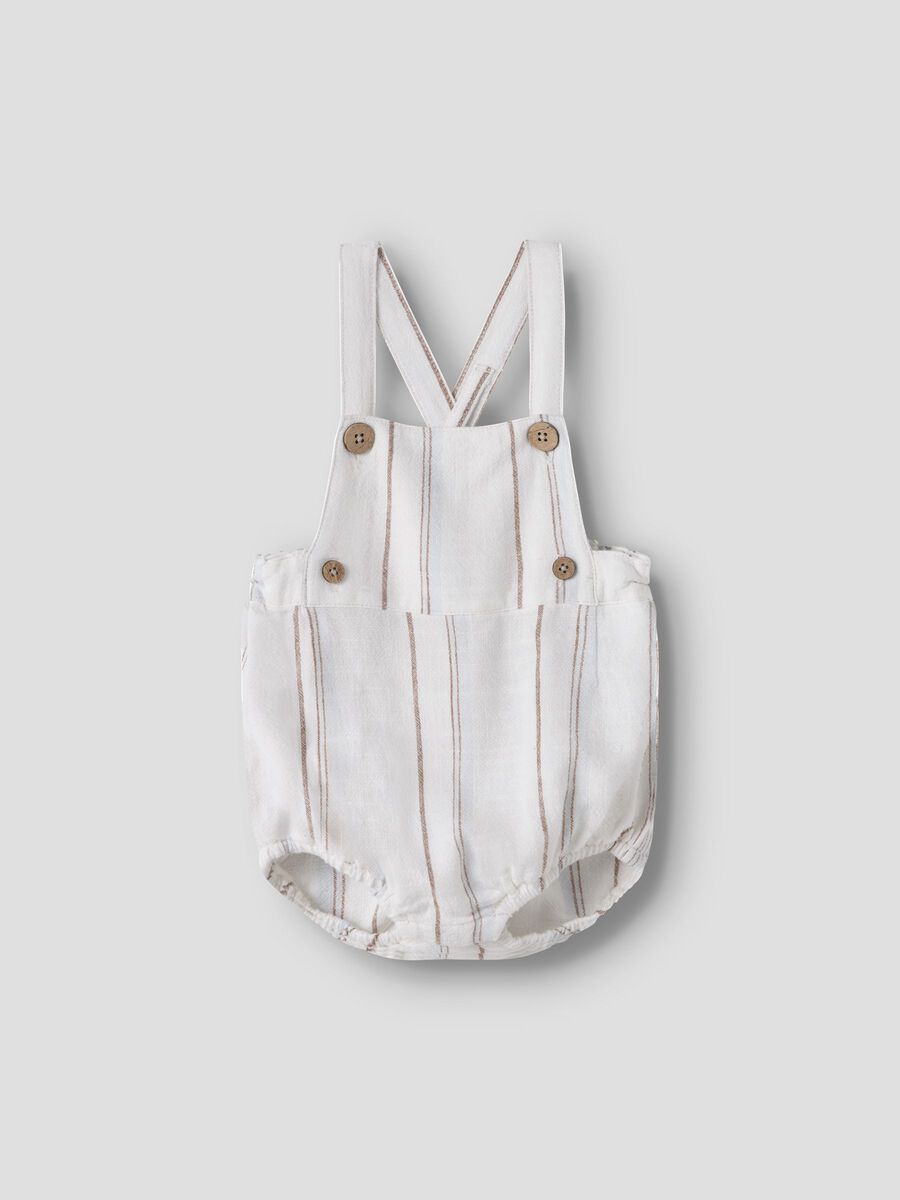 Carousel image - OVERALL STRAMPLER, Coconut Milk | 1