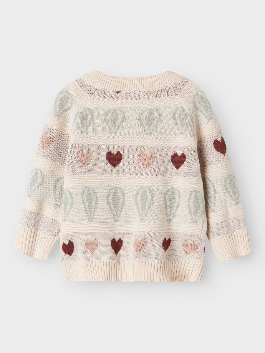Product carousel image - À MANCHES LONGUES CARDIGAN EN MAILLE, Pastel Parchment | 2