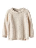 Product image thumbnail - ORGANIC COTTON KNITTED PULLOVER, Turtledove | 4