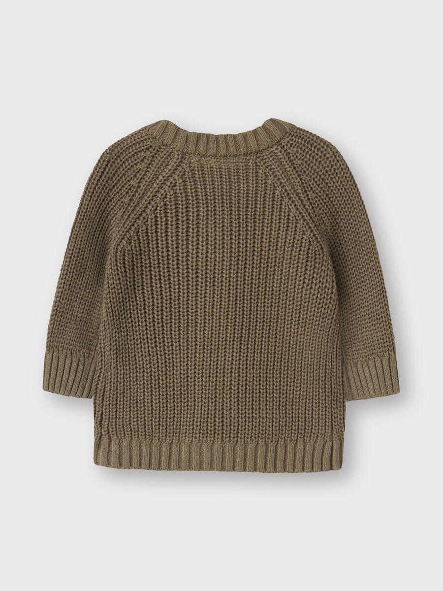 Product carousel image - LONG SLEEVED KNITTED CARDIGAN, Overland Trek | 2