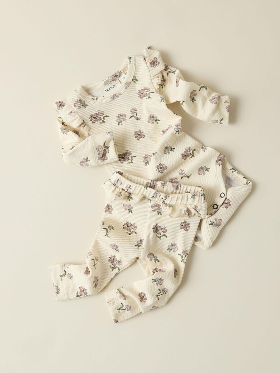 Product carousel image - PRINTED LEGGINGS, Turtledove | 2