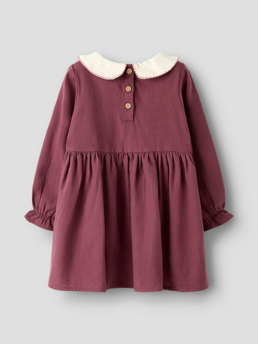 Product carousel image - ORGANIC COTTON DRESS, Catawba Grape | 2