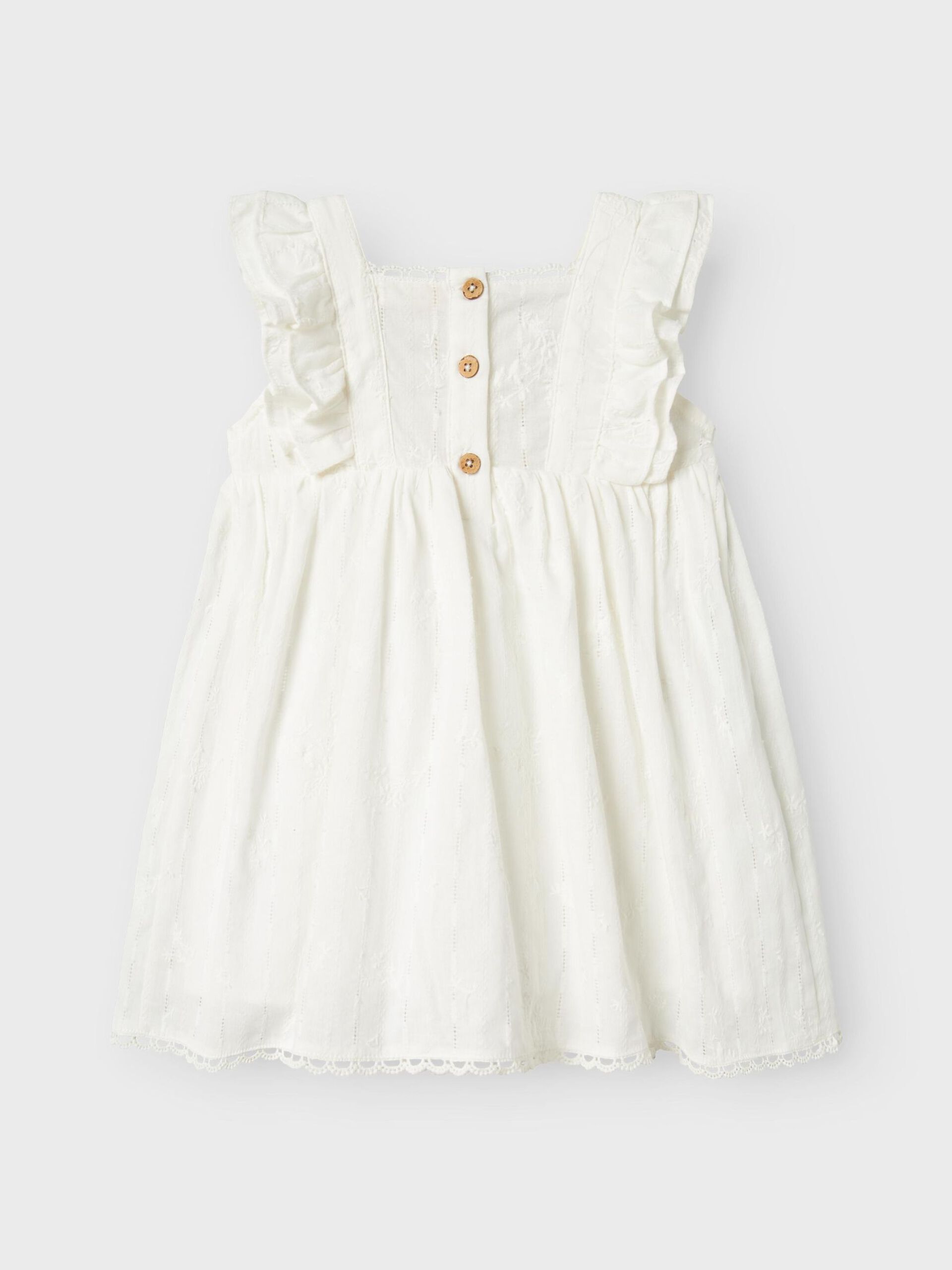 Carousel image - ØKOLOGISK BOMULD KJOLE, Coconut Milk | 3