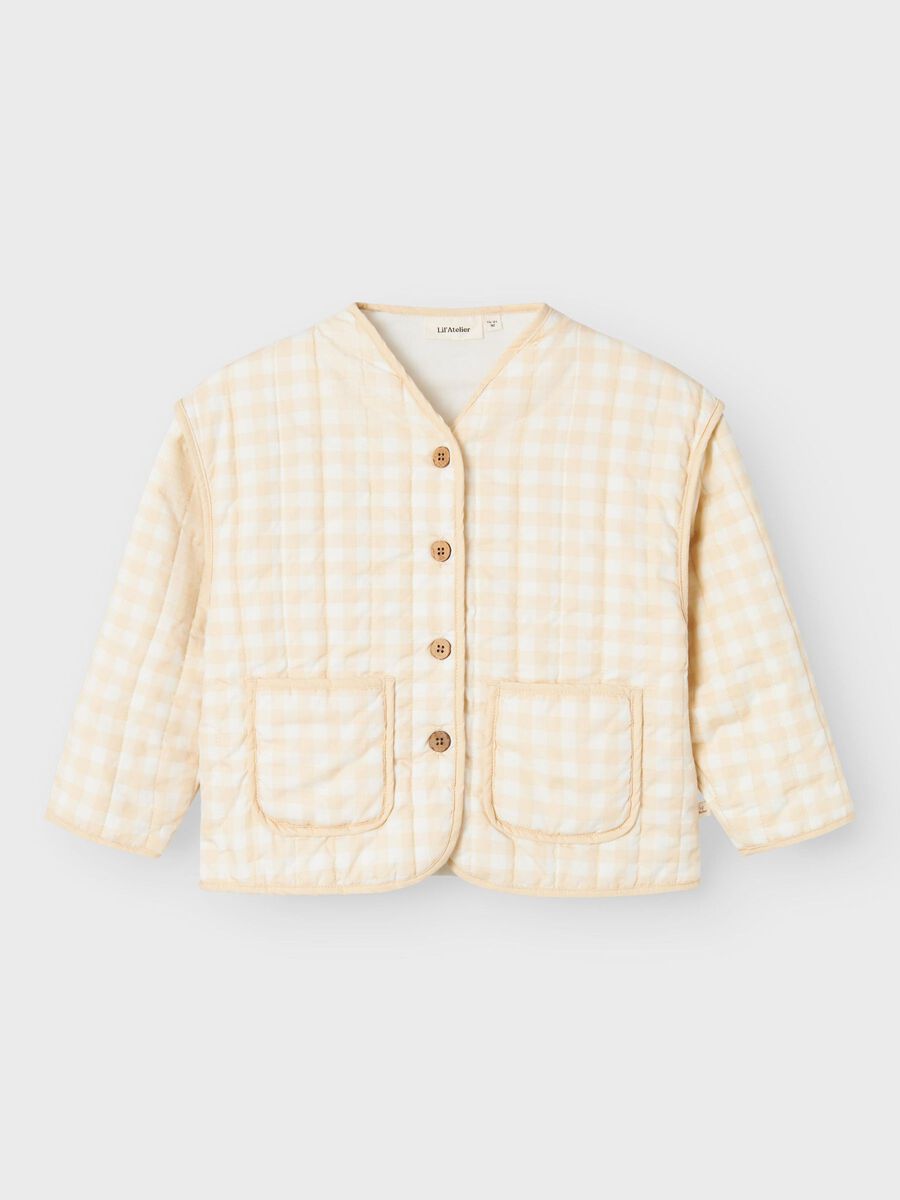 name it CHECKED QUILTED JACKET, Coconut Milk, highres - 13235818_CoconutMilk_003.jpg