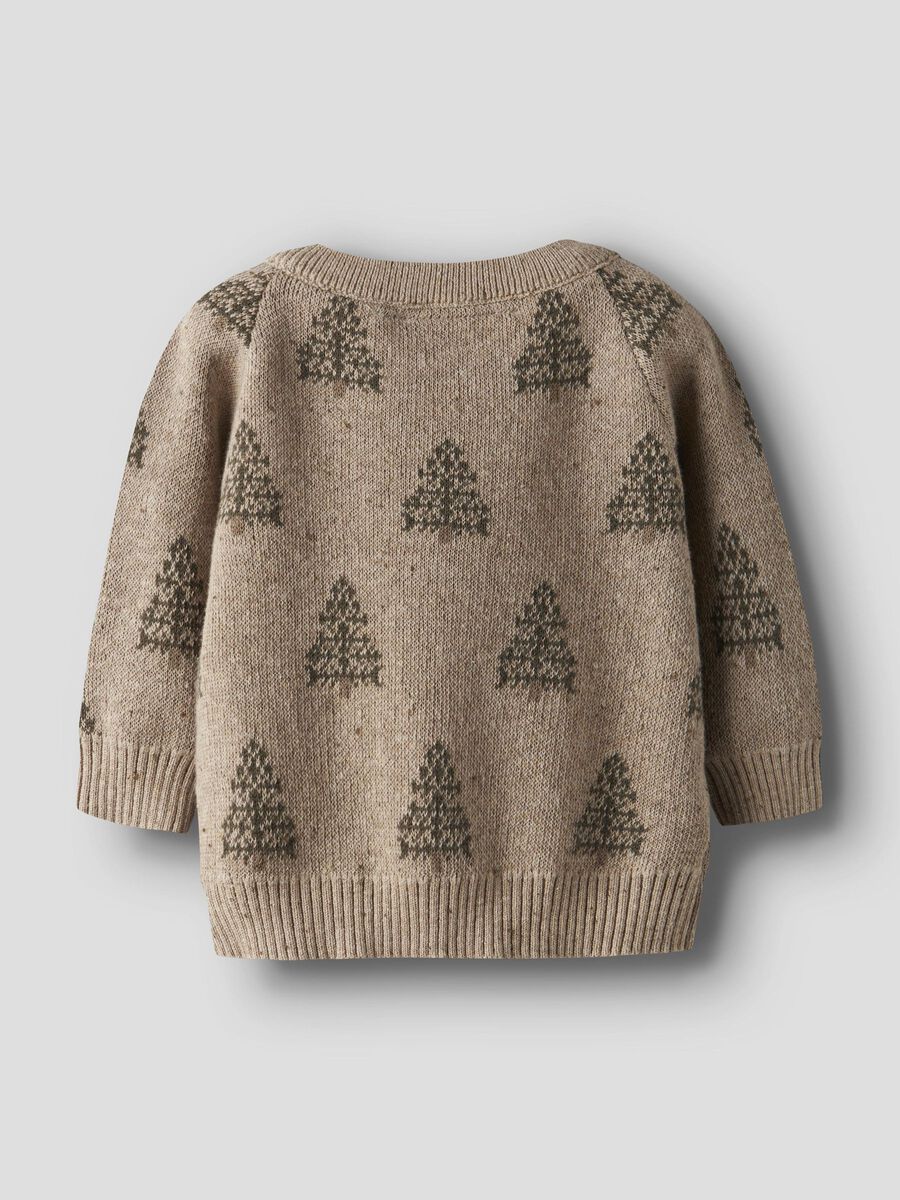 Product carousel image - BIO-BAUMWOLL STRICKPULLOVER, Oxford Tan | 2