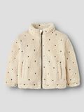 Product image thumbnail - LOOSE FIT TEDDY JACKET, Turtledove | 1
