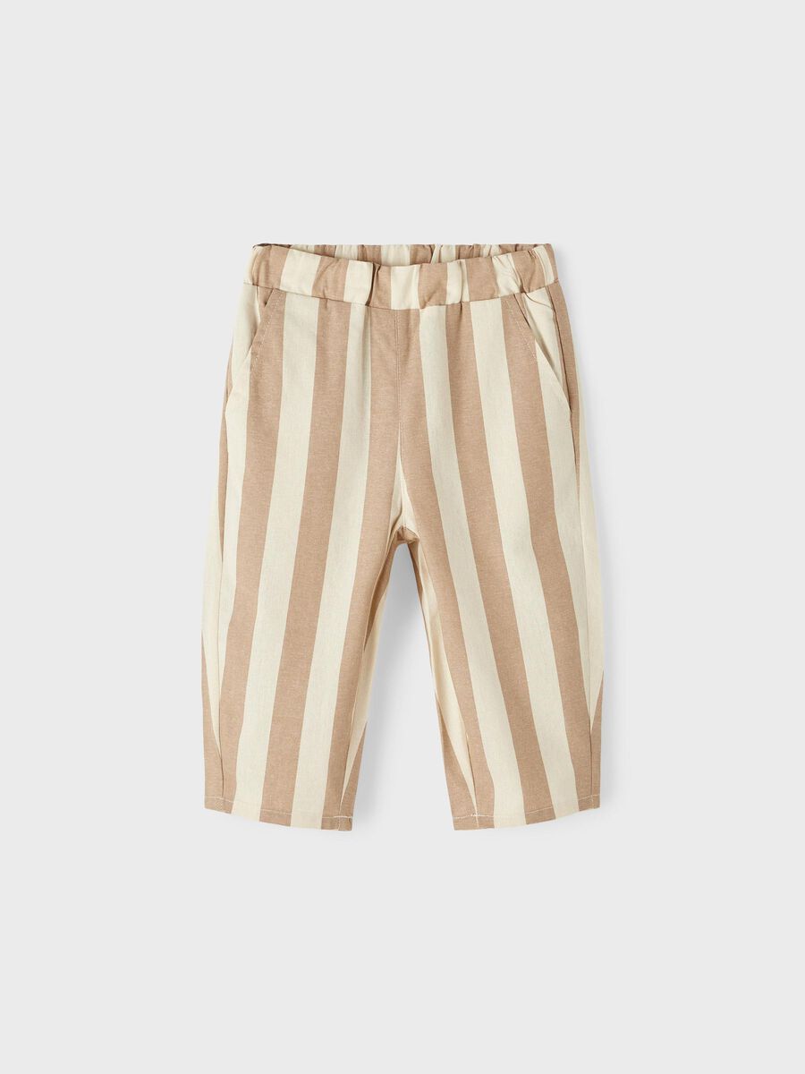 Product carousel image 2 LOOSE ANCLE LENGTH TROUSERS, Whitecap Gray