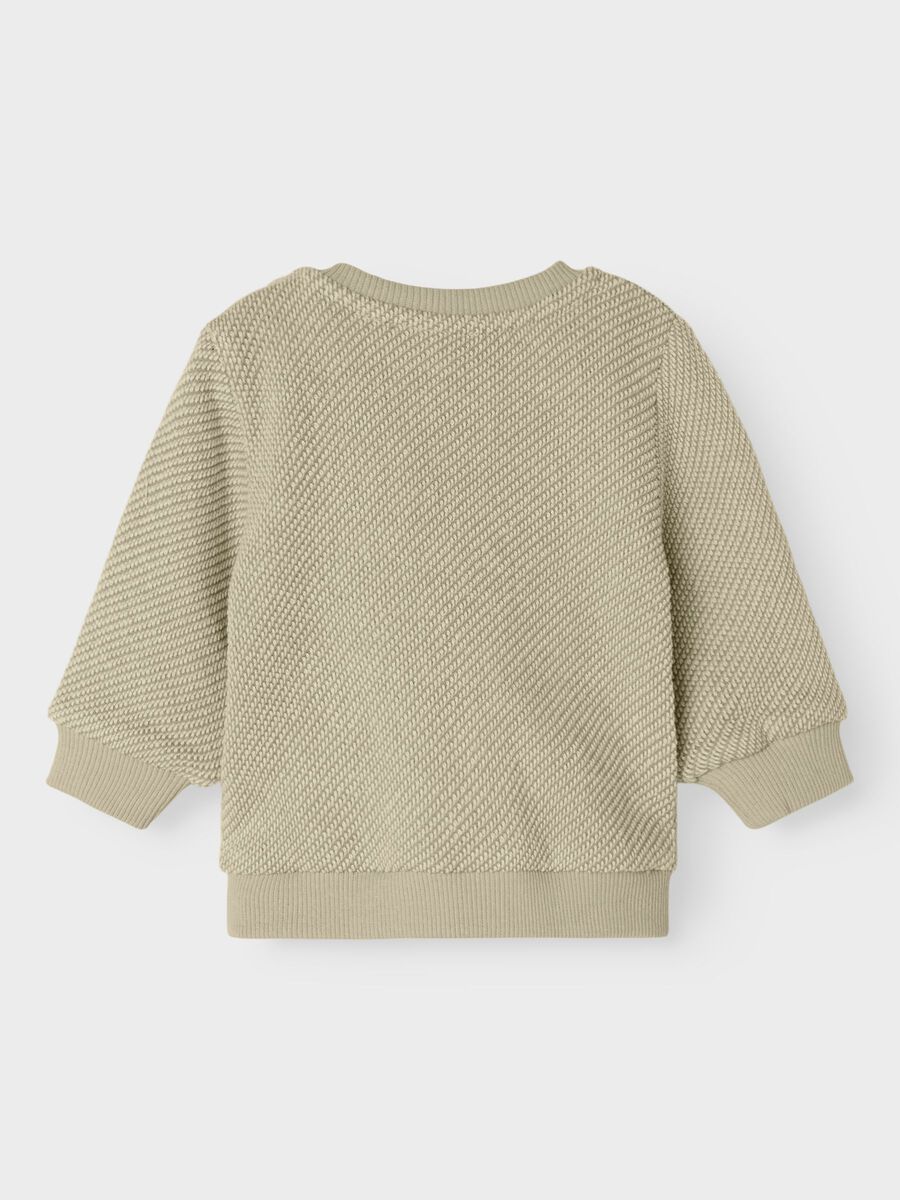name it À MANCHES LONGUES SWEAT-SHIRT, Moss Gray, highres - 13238807_MossGray_002.jpg