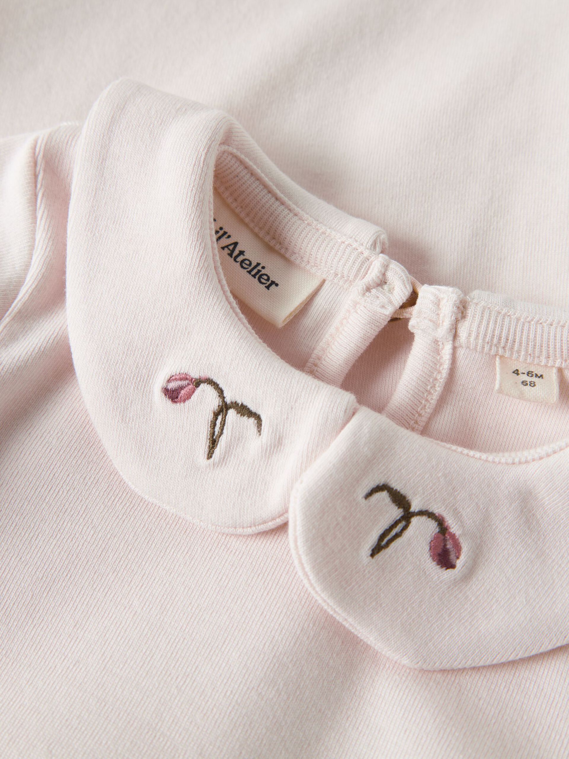 Carousel image - LONG SLEEVED ROMPER, Almost Mauve | 3